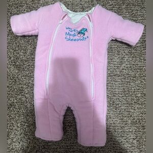 Baby Merlin Magic Sleep Suit Pink Sz Large